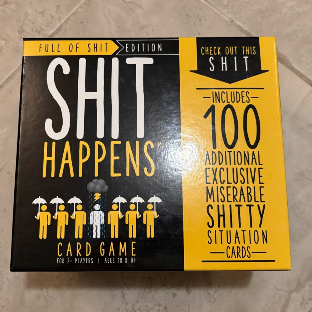 Shit Happens card game - Full of Shit Edition